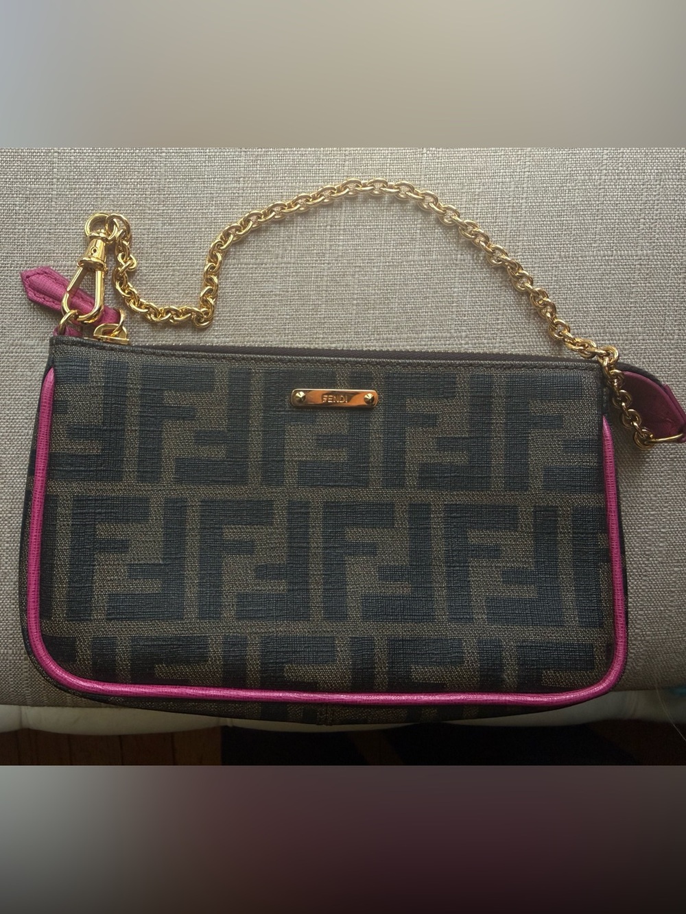 Fendi Brown Zucca Bag